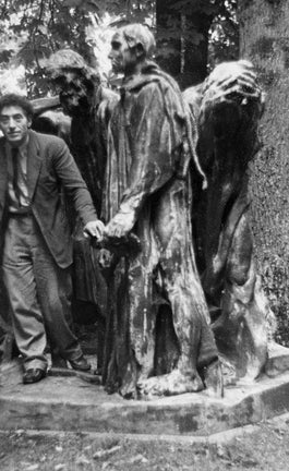 Rodin y Giacometti en un paseo por Madrid